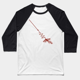 Nazca Lines - Stork/Bird Baseball T-Shirt